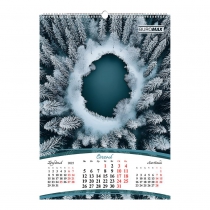 Календарь настенный 2026 г., А2, 1 пружина, Seasons of the year Buromax BM.210652