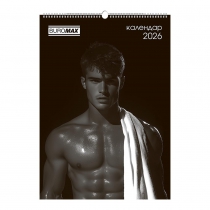 Календарь настенный 2026 г., А2, 1 пружина, Men Buromax BM.210654