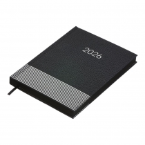 Щоденник датований 2026 PARALLEL, A5, чорний Buromax BM.2107-01