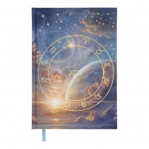 Щоденник астрологічний дат. поліграфічний 2026, A5, 352 арк., синій Buromax BM.210700-02