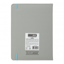 Щоденник датований 2026 AURA, A5, сірий, штучна шкіра/поролон Buromax BM.21100-09