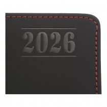 Щоденник датований 2026 TRIUMPH, A5, червоний, штучна шкіра/поролон Buromax BM.21104-05