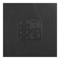 Щоденник датований 2026 BRAVO, A5, чорний, штуч. шкіра/поролон Buromax BM.2112-01