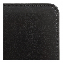 Щоденник датований 2026 BRAVO, A5, чорний, штуч. шкіра/поролон Buromax BM.2112-01