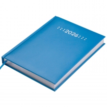 Дневник датированный 2026 CLASSIC, A5, синий, бумвинил/поролон Buromax BM.21121-02