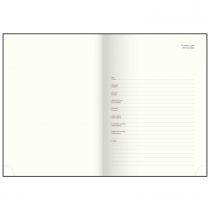 Щоденник датований 2026 CLASSIC, A5, білий, бумвініл/поролон Buromax BM.21121-12