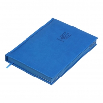 Щоденник датований 2026 HERALDRY, A5, світло-синій, иск.кожа/поролон Buromax BM.21128-02