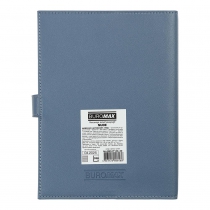 Щоденник датований 2026 NUDE, A5, світло-синій, штуч.шкіра Buromax BM.21140-30