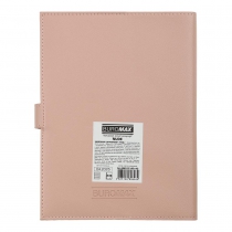 Дневник датированный 2026 NUDE, A5, светло-розовый, штуч.кожа Buromax BM.21140-43