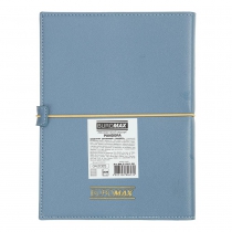 Щоденник датований 2026 PANDORA, A5, синій, штуч.шкіра Buromax BM.21141-02