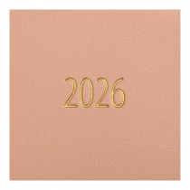 Дневник датированный 2026 PANDORA, A5, молочный, штуч.кожа Buromax BM.21141-37