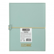 Щоденник датований 2026 PANDORA, A5, м'ятний, штуч.шкіра Buromax BM.21141-38
