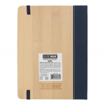 Щоденник датований 2026 BARK, A5, синій, штуч.шкіра Buromax BM.21144-02