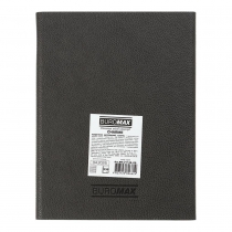 Дневник датированный 2026 CHARME, A5, серый, штуч.кожа Buromax BM.21146-09