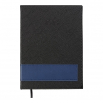Щоденник датований 2026 PRESTIGE, A5, чорний, штуч.шкіра Buromax BM.21147-01