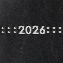 Щоденник датований 2026 MEMORY, A5, сірий, штуч.шкіра Buromax BM.21151-09