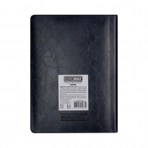 Дневник датированный 2026 MIND, A5, синий, штуч.кожа Buromax BM.21152-02