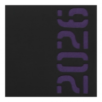 Дневник датированный 2026 NEON, A5, фиолетовый, штуч.кожа Buromax BM.21153-07