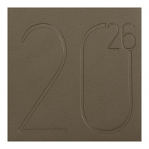 Щоденник датований 2026 DARK MORANDI, A5, зелений, штуч.шкіра Buromax BM.21157-04