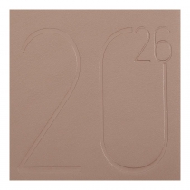 Щоденник датований 2026 DARK MORANDI, A5, какао, штуч.шкіра Buromax BM.21157-40