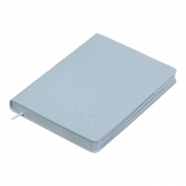 Щоденник датований 2026 LIGHT MORANDI, A5, світло-синій, штуч.шкіра Buromax BM.21158-30