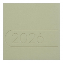 Щоденник датований 2026 LIGHT MORANDI, A5, оливковий, штуч.шкіра Buromax BM.21158-36