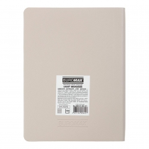 Щоденник датований 2026 LIGHT MORANDI, A5, молочний, штуч.шкіра Buromax BM.21158-37