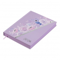 Щоденник датований поліграфічний PASSION 2026, A5, рожевий Buromax BM.21160-10