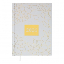 Щоденник датований поліграфічний FANTASTIC 2026, A5, білий Buromax BM.21161-12