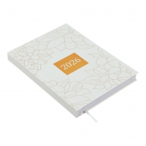 Щоденник датований поліграфічний FANTASTIC 2026, A5, білий Buromax BM.21161-12