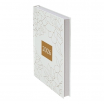 Щоденник датований поліграфічний FANTASTIC 2026, A5, білий Buromax BM.21161-12