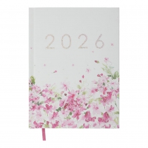 Щоденник датований поліграфічний MELODY 2026 , A5, білий Buromax BM.21163-12