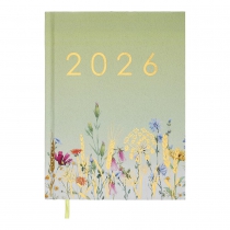 Щоденник датований поліграфічний MELODY 2026 , A5, світло-зелений Buromax BM.21163-15