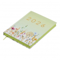 Щоденник датований поліграфічний MELODY 2026 , A5, світло-зелений Buromax BM.21163-15