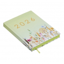 Щоденник датований поліграфічний MELODY 2026 , A5, світло-зелений Buromax BM.21163-15