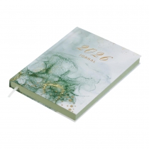 Щоденник датований поліграфічний MIST 2026, A5, зелений Buromax BM.21164-04