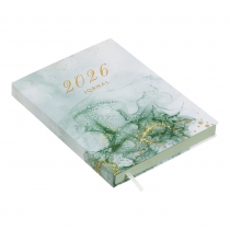 Щоденник датований поліграфічний MIST 2026, A5, зелений Buromax BM.21164-04