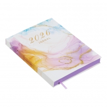 Щоденник датований поліграфічний MIST 2026, A5, рожевий Buromax BM.21164-10