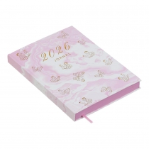 Щоденник датований поліграфічний MIST2026, A5, світло-рожевий Buromax BM.21164-43