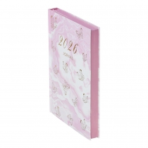 Щоденник датований поліграфічний MIST2026, A5, світло-рожевий Buromax BM.21164-43