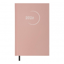Дневник датированный 2026 MADAM, A5, светло-розовый, бумвинил Buromax BM.21170-43