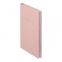 Дневник датированный 2026 MADAM, A5, светло-розовый, бумвинил Buromax BM.21170-43