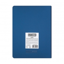 Щоденник датований 2026 STEEL, A5, темно-синій, штуч. шкіра Buromax BM.2127-03