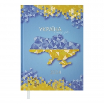 Щоденник датований 2024 UKRAINE, A5, св. Buromax BM.2128-30