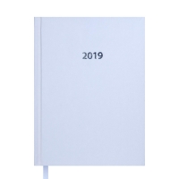 Ежедневник датированный 2019 STRONG, A5, 336 стр., белый Buromax