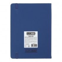 Дневник датированный 2026 TOUCH ME, A5, синий, штуч. кожа Buromax BM.2137-02