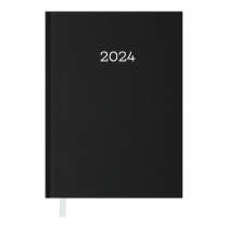 Дневник датированный 2024 MONOCHROME, A5, черный Buromax BM.2160-01