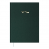Дневник датированный 2024 MONOCHROME, A5, зеленый Buromax BM.2160-04