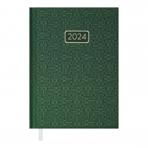 Щоденник датований 2024 VELVET, A5, зелений Buromax BM.2163-04