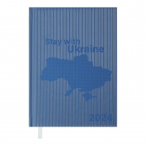 Щоденник датований 2024 FREE, A5, блакитний Buromax BM.2166-14